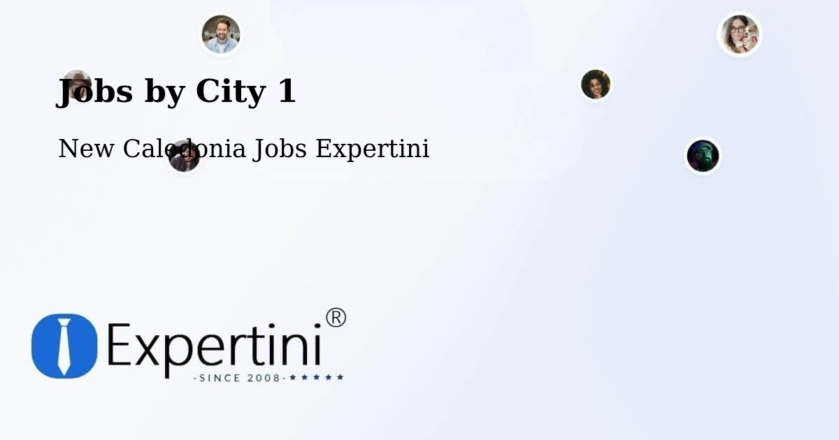 City Jobs in New Caledonia - Expertini